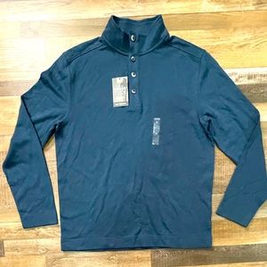 Van Heusen NeverTuck Pullover Sweater Shirt